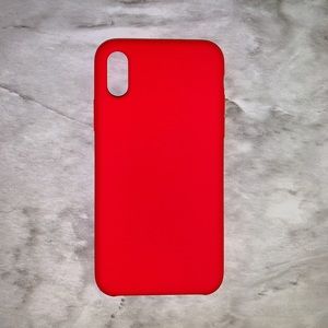 Bright Red iPhone X Case